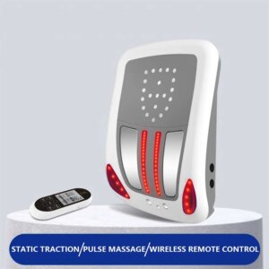 Curvature Lumbar Spine Therapy Device Waist Pulse Massager Physiotherapy Instrument Muscle Strain Redress Lumbar Disc Herniation