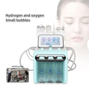Facial Cleansing Microdermabrasion Beauty Machine 6 IN 1 Water Oxygen Skin Care Salon Aqua Peeling Devices