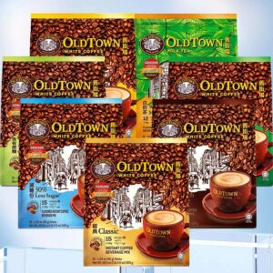 OldTown White Coffee 13.24/14.83/18.53/19.06/20.12oz(375/420/525/540/570g)*6 Packs