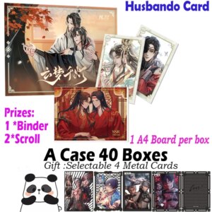Newest Husbando Card A4 Size Hobby Game Manfu Collection Card Husbando Card Weiwuxian Xielian Doujin Toys Card Gifts