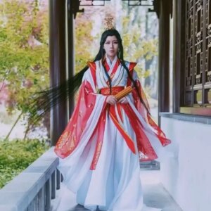 Heaven Officials Blessing Xie Lian Crown Prince Cosplay Costume Tian Guan Ci Fu Cos Wigs Thai Version Men Women Han Fu Halloween