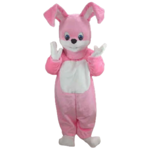 Rosy Rabbit Mascot Costume Adult Size Easter Holiday Cartoon Character Easter Holiday Theme Mascotte Mascota Suit Kit SW1118