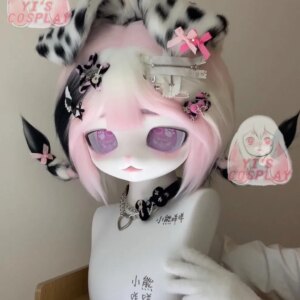 Yis cosplay Custom Furry head Kigurumi Head Cosplay Kemono Fursuit Handmade Headsets Beast Customized Fursuit Kemono Head