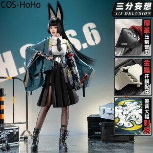 COS-HoHo Zenless Zone Zero Hoshimi Miyabi Game Suit Lovely Uniform Cosplay Costume Halloween Easter Role Play Party Outfit Women
