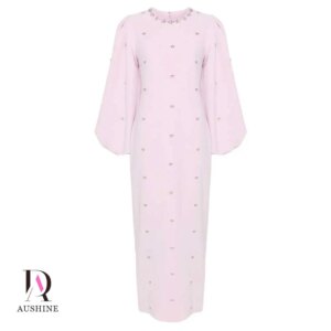 Aushine Dress Luxury Birthday Evening Dress Ankle Length Full Sleevels Summer Elegant Wedding Party Gowns For Women Arab 2024Fu