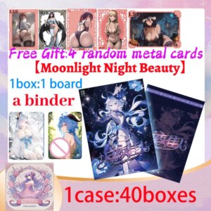 2025 Newest Moonlight Night Beauty A5 Size Goddess Collection Waifu Box Doujin Booster Spicy Art Toy Gift for Hobbyists