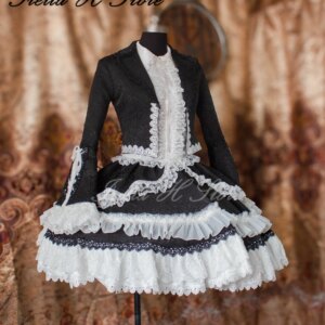 Irelia H Store Celestia Ludenberg Cosplay Costume women Gothic Lolita dress Custom size made