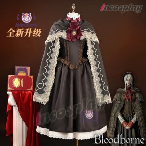 Game Bloodborne Doll Cosplay doll The daughter of the universe Costume Shawl hat scarf handguard dress Halloween party uniform