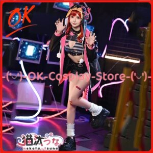 [Customized] Nekota Tsuna Cosplay Costume Vtuber Cosplay Cute Party Suit Hooded Coat Top Pants Halloween Outfits Anime Clothes