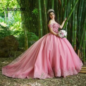 Customized Ball Gown Quinceanera Dress 2024 3D Floral Sweetheart Para Eventos Especiale Sweet 16 Dress Princess Vestido De XV