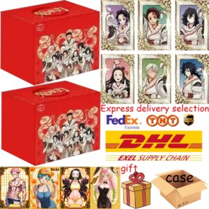 Wholesale 2025 JiQu Case Demon Enamel Cards Anime Rare collect enamel Card Tanjirou Kamado Nezuko Children’s birthday toy gift