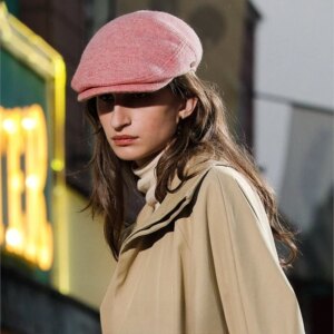 Black label elegant fashion royal fabric cap