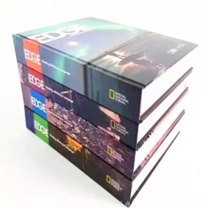 English Original Language Textbook for Middle School Students EDGE Four Stages Full Color Hardcover 4 Volumes