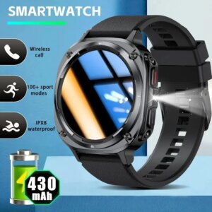 Sports smartwatch, equipped with GPS 5.11cm display screen420mAh batterycompass, flashlightmultiplesportsmodeswirelessconnection