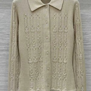 New fashion long sleeve cardigan knitting knitted 25ss clothing for women female