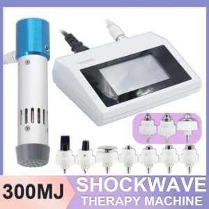 300MJ Shockwave Therapy Machine Massage Body ED Treatment Shock Wave Equipment Pain Relief Deep Massage Relieve Cervical Joint