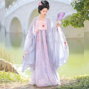 Spring and Summer New Girl’s Han Clothing Cheoko Skirt Women’s Chinese Elegant Embroidery Spring, Autumn Daily Suit