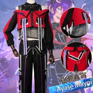 COS-KiKi Anime Ensemble Stars 2 Ayase Mayoi Personal MV Clothes Game Suit Cosplay Costume Gorgeous Uniform Party Outfit