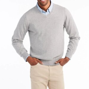 New Autumn and Winter 100% Cashmere Knit Jumper V-Neck Men’s Pullover Cashmere Sweater