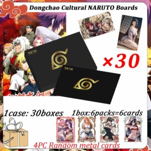 2025 Newest Dongchao Cultural Naruto Board Japanese Anime Collection Cards Hinata Sakura Sasuke Booster Box TCG Hobby Gift