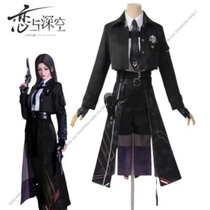 Anime Style Combat Cosplay Costume Love and Deep Space Inspired Battle Suit Halloween Party Full Set Po Ye Sa Ying