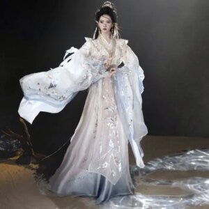Hanfu Female Ji Yue Yao Guang Wei Jin Feng Heavy Industry Embroidery Jin Made Super Immortal New Xianxia Girl Style
