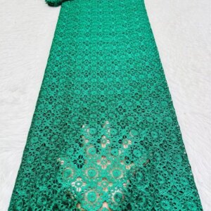 New Arrival French Mesh Milk Silk Net Lace Fabric 2023 Hight Quality African Tulle Sequins Lace Fabric For Bridal Wedding Dress