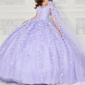 Luxury Glittering Lavender Quinceanera Dresses Birthday Party Applique Lace Beads Tull Princess Ball Gown Vestidos De 15 Anos