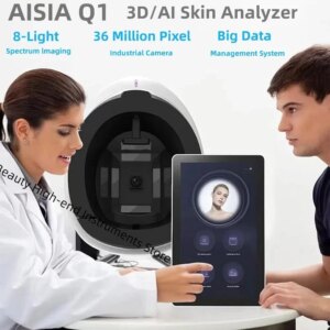 3D AI Facial Skin AISIA Q1 Analyzer Detection Skin Problem Diagnosis 8 Spectrum Professional Analysis Beauty Salon Equipment