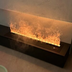 Smart 3D Atomizing Fireplaces Embedded Simulation Flame Humidifier European Home Decoration Living Room Porch Electric Fireplace