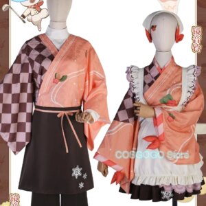 Project Sekai Rin / Len Cosplay Costume Halloween PJSK CP Kimono Dress Women Men Role Play Game New