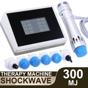 300MJ Shockwave Therapy Machine With 7 Heads Body Massage Relief Cervical Back Neck Massager New Shock Wave Device