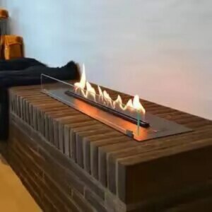 48 inch Smart BioEthanol Kamin Electric ethanol fire automatic control fireplace