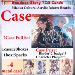 Newest Miaoka Cultural Acrylic Jujutsu Boards JJK Booster Box Gojo Satoru Nanami Sukuna Hobby Chrismas Gift