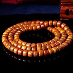 UMQ Natural Tibetan old material yak bone 108 prayer beads long string men’s and women’s Buddha beads spirit bone bracelet
