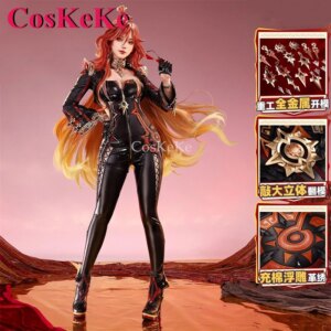 CosKeKe Mavuika Cosplay Game Genshin Impact Costume Elegant Gorgeous Combat Uniforms Activity Party Role Play Clothing S-XL New