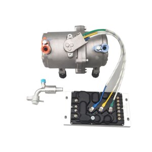 0528Air Conditioner 12V/24V Electric Compressor Unit Energy Modified Electric Suitable for Car Truck Bus Tractor C