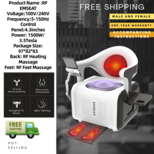 Special offer for office staff! EMS high-frequency chair – alleviates buttock fat caused by sitting posture (CE)
