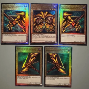 5Pcs Yugioh KONAMI Duel Monsters Exodia The Forbidden One 5 CardsSet Asian English ES01 Ultimate Rare Collection Mint Cards