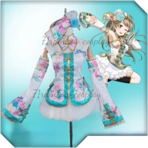 Kotori Minami Cosplay Anime Lovelive! Kotori Minami Cheongsam Awakening Cosplay Costumes Woman Chinese Dancing Dress Clothes Cos
