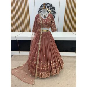 Lehenga Indian Wedding Party Pakistani Choli Wear Bolleood Fullystitche