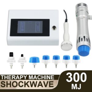 Shockwave Therapy Machine Massage ED Treatment 2in 1 Portable 300MJ Shock Wave Equipment Body Massage Ultrasonic Instrument