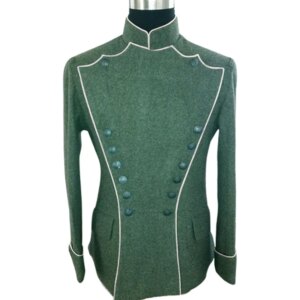 GU1W-017 WWI German Empire Uhlan White Pipped wool tunic ULANKA