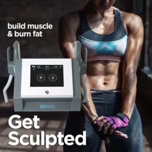 Portable EMS Body Sculpting Machine Tesla Stimulator Electromagnetic Body Contouring Slimming For Fat Burning Muscle Building