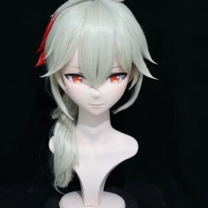 (NFD084)Customize Full Head With Lock Pretty Female/Girl Japanese Animego Character Kig Cosplay Kigurumi Mask Crossdress Doll