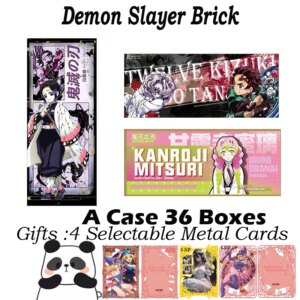 Bargain Price Demon Slayer Crystal Brick Board Hobby Collectible Card Doujin Booster Box Birthday Gifts