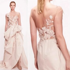 Little Daisy Customizedss Flower Pleat  A-line One-shoulder Bespoke Occasion Dresses Floor-Length