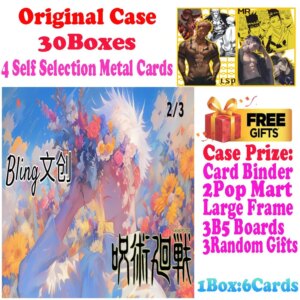 2025 Newest Case Wholesale Bling Culture Jujutsu Kaisen Colored Paper Card Global Trading Anime Gojo Nanami ACG TCG Hobbies Gift