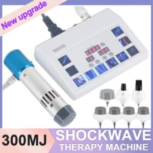 Professional Shockwave Therapy Machine 7 Head ED Treatment 300MJ Shock Wave Equipment For Deep Muslc Massage Body Massager