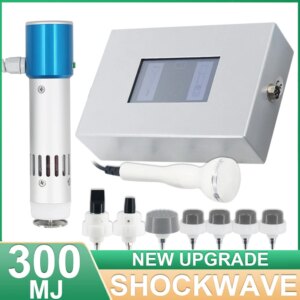Professional Shockwave Therapy Machine Sports Injuries Relief Fatigue Muscle Massage Relaxation 2in 1 Ultrasound Instrument